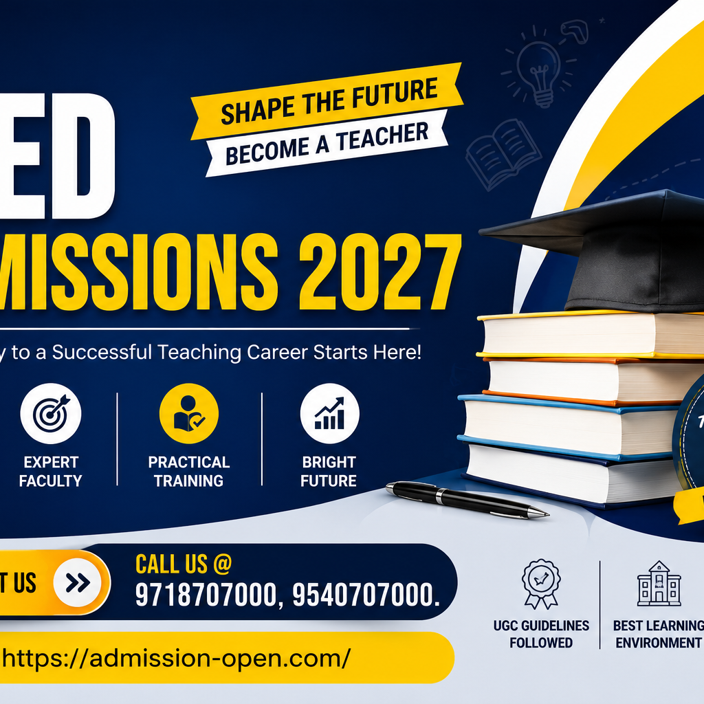 B.Ed Admission