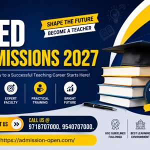 B.Ed Admission
